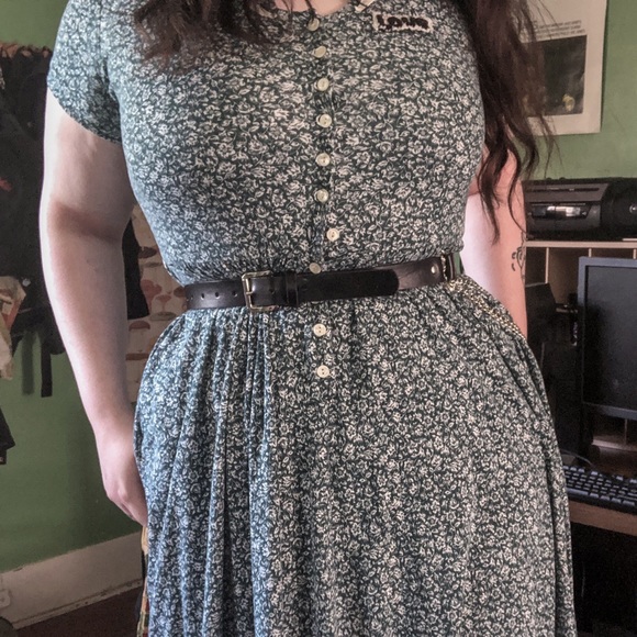 floral print y2k rare vintage dress - Picture 3 of 4